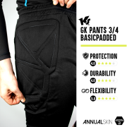 KEEPERsport GK Pants BasicPadded 3/4 Challenge